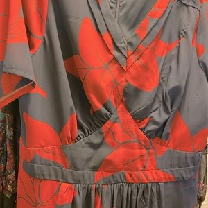 Eshakti red and navy dress